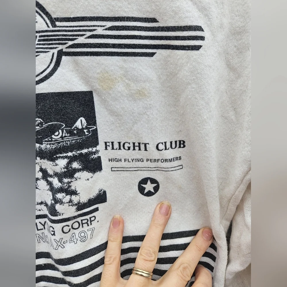 Vintage U.S.A AIR FORCE Sweatshirt Fightclub Boys 8-10  80s/90s grunge gorpcore